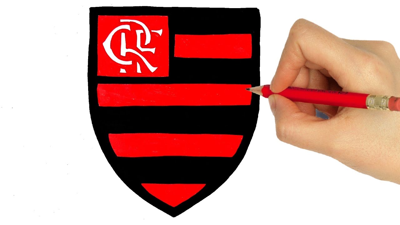 Como desenhar o escudo do flamengo