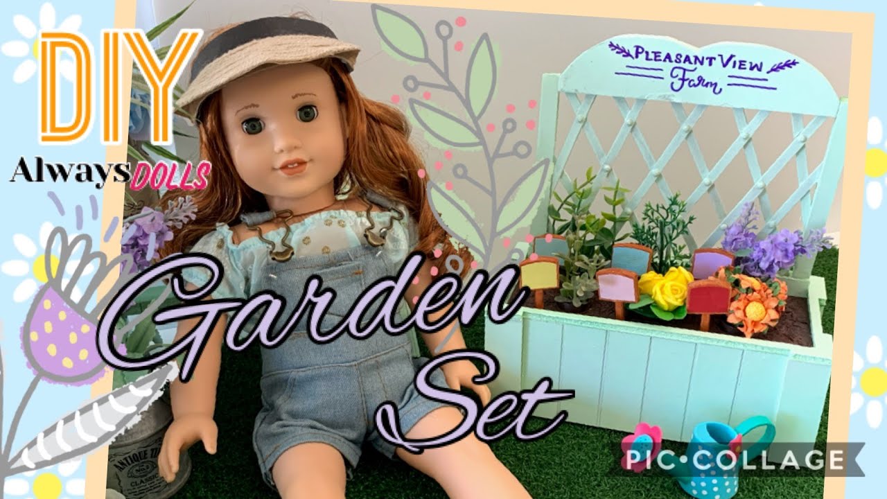DIY American Girl Blaire's Garden Set