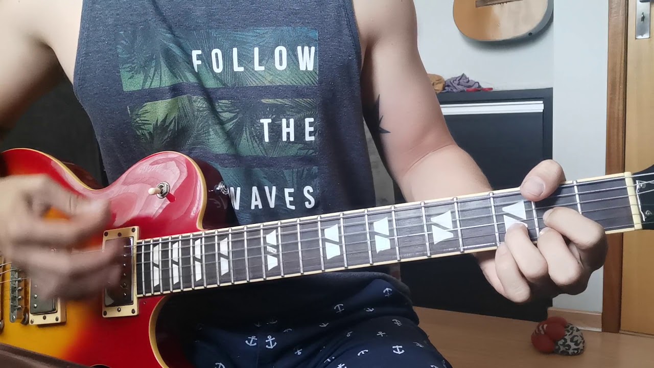 Oasis - Fade Away (Live version guitar cover)