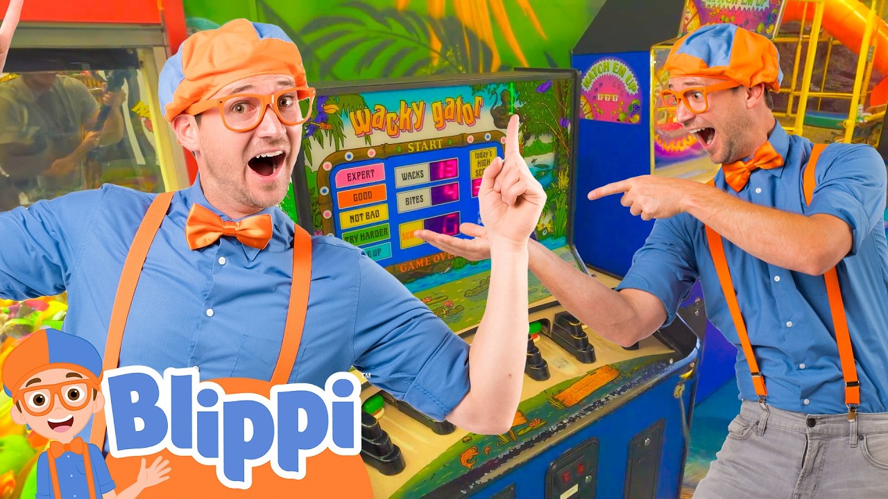 Blippi Visits an Indoor Playground (Jungle Animals) | Blippi Full Episodes | Educational Videos