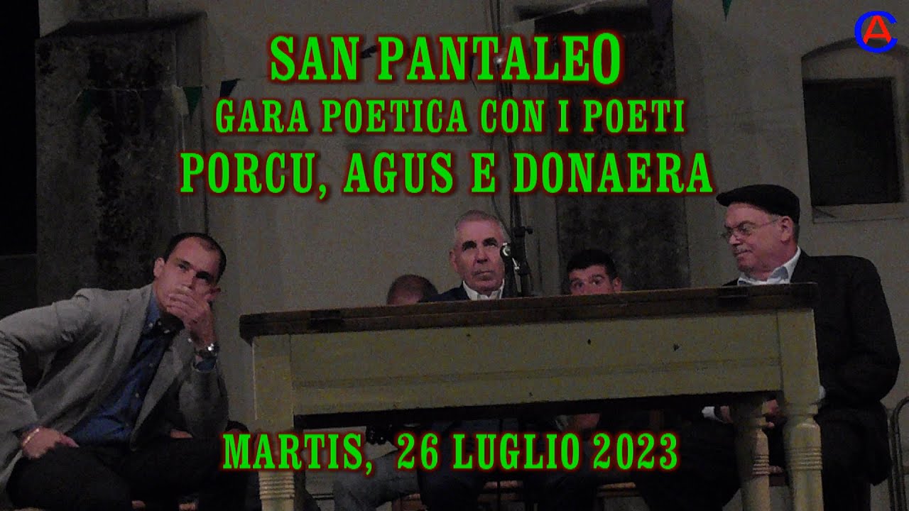GARA POETICA - PORCU, AGUS E DONAERA,  MARTIS,  26/07/2023