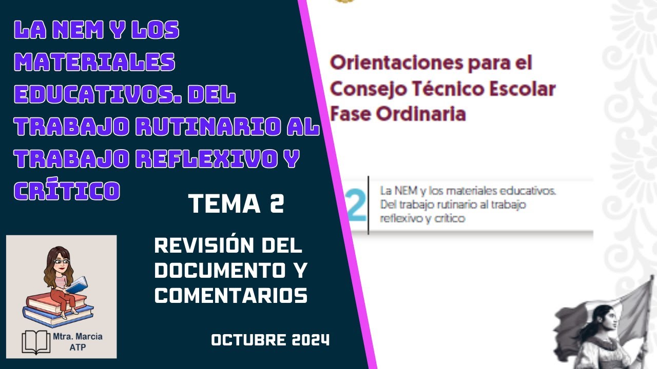 LA NEM Y LOS MATERIALES EDUCATIVOS. DEL TRABAJO RUTINARIO AL TRABAJO REFLEXIVO Y CRÍTICO.