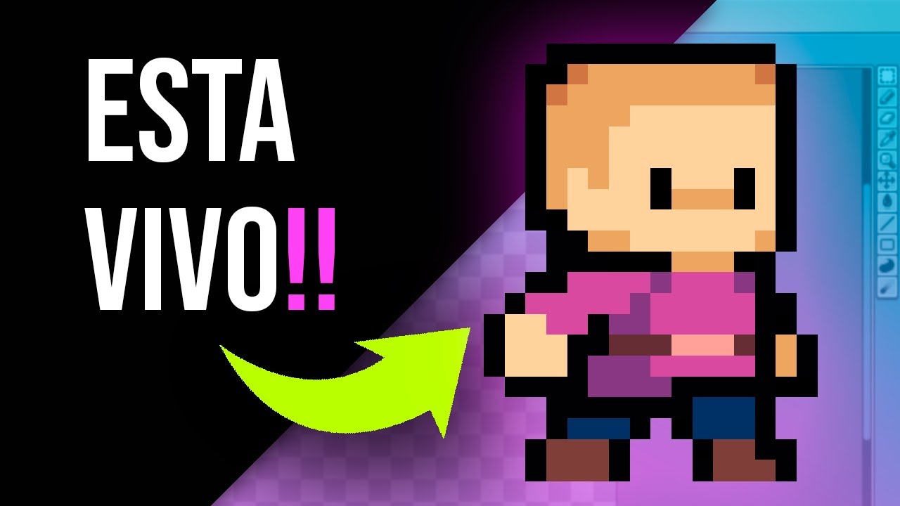 Animacion IDLE para tu PERSONAJE Pixel art