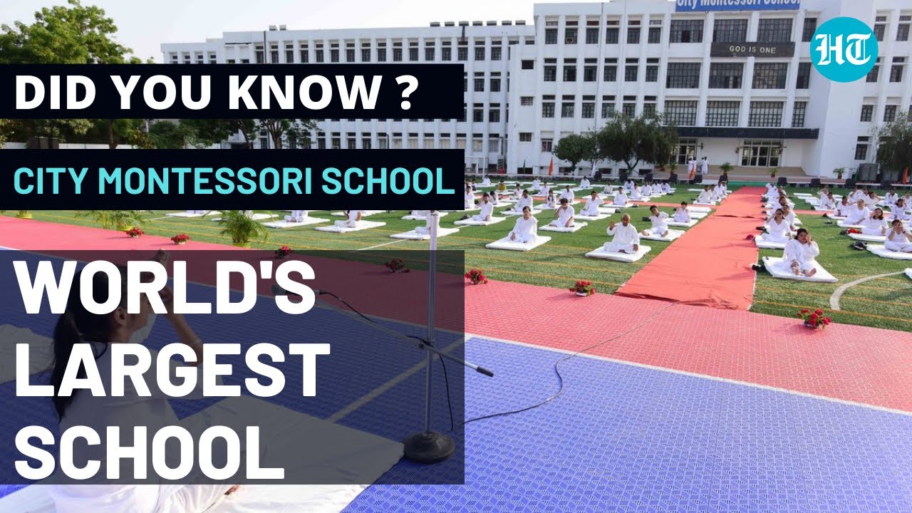 World's Largest School - City Montessori School | Did You Know