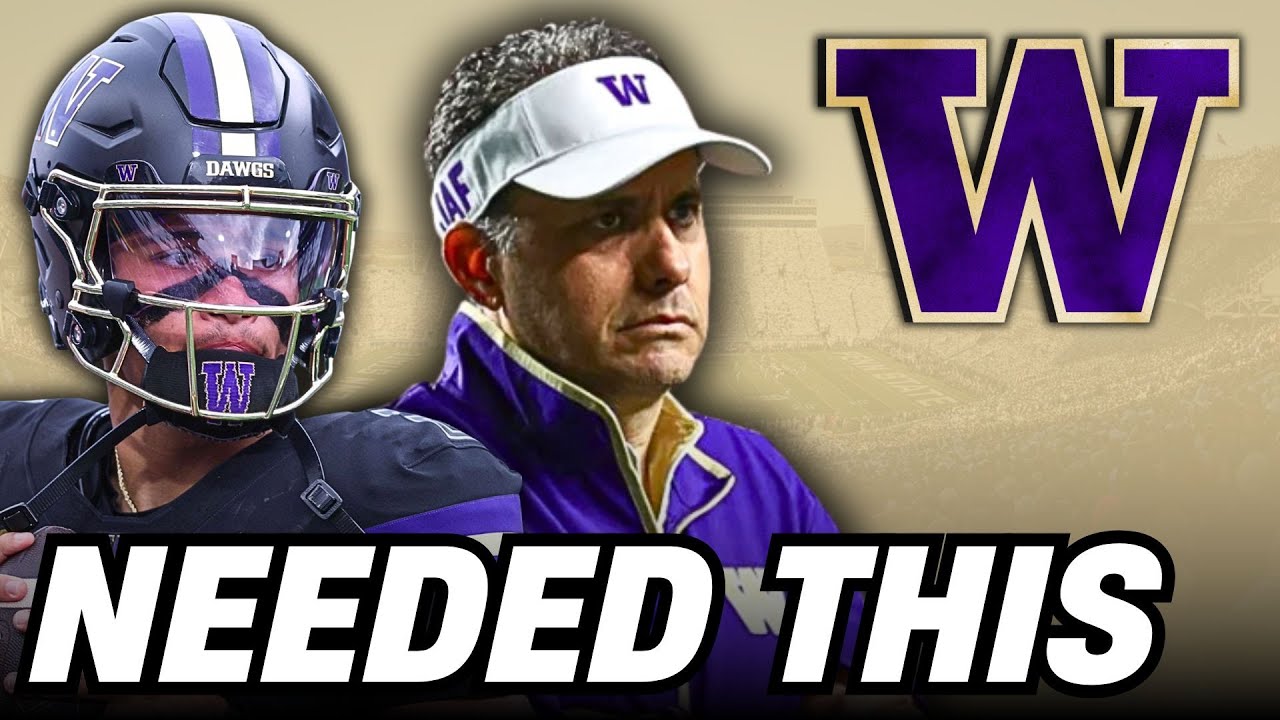I Uncovered Washington's Transfer Portal SECRETS – Demond Williams Must Dos!