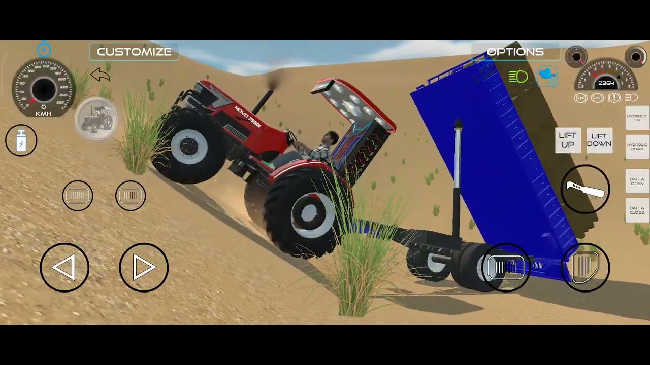 Tractor wala game💥 🚜 Tractor trolley 😱 like and subscribe my channel @Mrtoonify313 #tractorgames