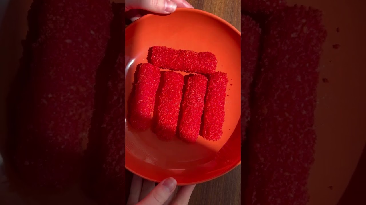 Жареные во фритюрнице острые сырные палочки Cheetos с моцареллой #рецепт #легкийрецепт #еда