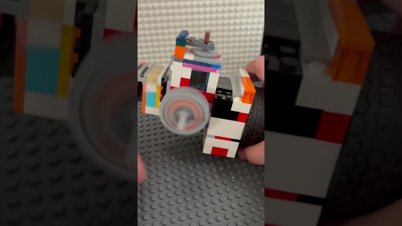 Fastest V2 Lego vacuum engine #engine #lego #automobile