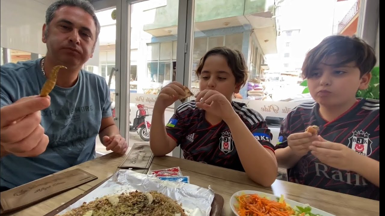 TAVAS PİDE MUKBANG & VLOG