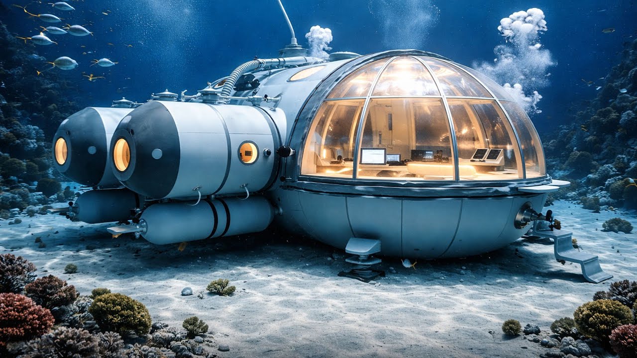 Dentro de una Casa Bajo el Mar: Cómo la Instalan en el Fondo Oceánico (Proceso Completo)