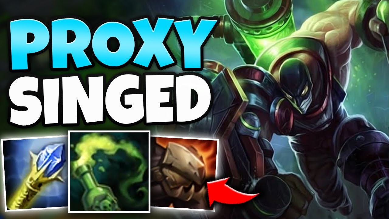 PROXY SINGED IS LITERAL FREE LP! WALK THROUGH THEIR BASE AND WATCH THEM TILT - League of Legends