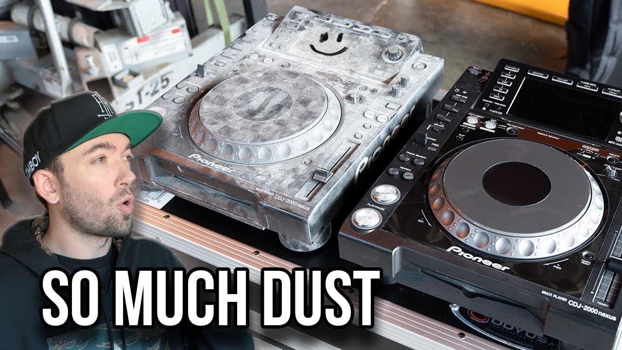 Cleaning my Disgusting CDJs from Burning Man