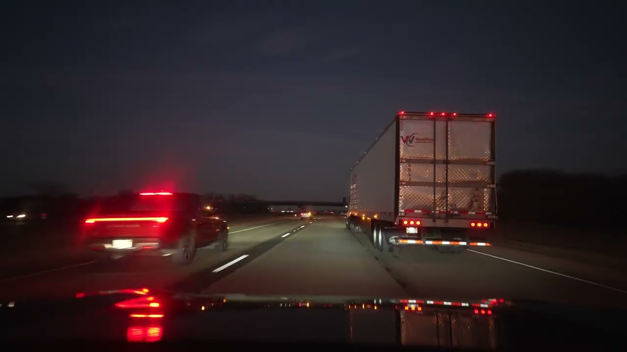 Peoria to Chicago I-74/I-55/I-294/I-90 Highways (No Talk, No Music) 4K POV ASMR PART 2/4