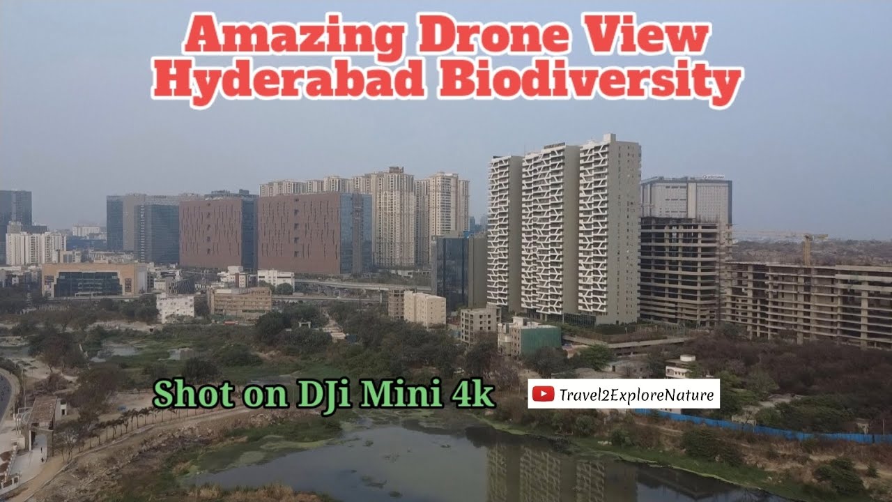 #hyderabad #biodiversityjunction | Amzing drone view with DJi Mini 4k