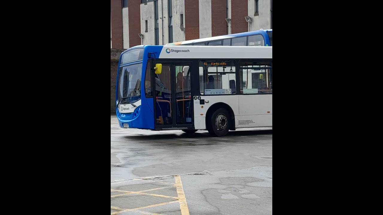Stagecoach Fife Scania Enviro 300 (SV12AYZ) at Dundee bus station on route 41 to Kirkcaldy.