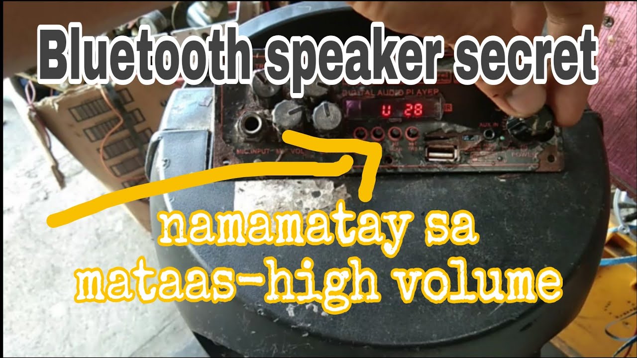 Bluetooth speaker namamatay sa mataas-high na volume|| tech tips
