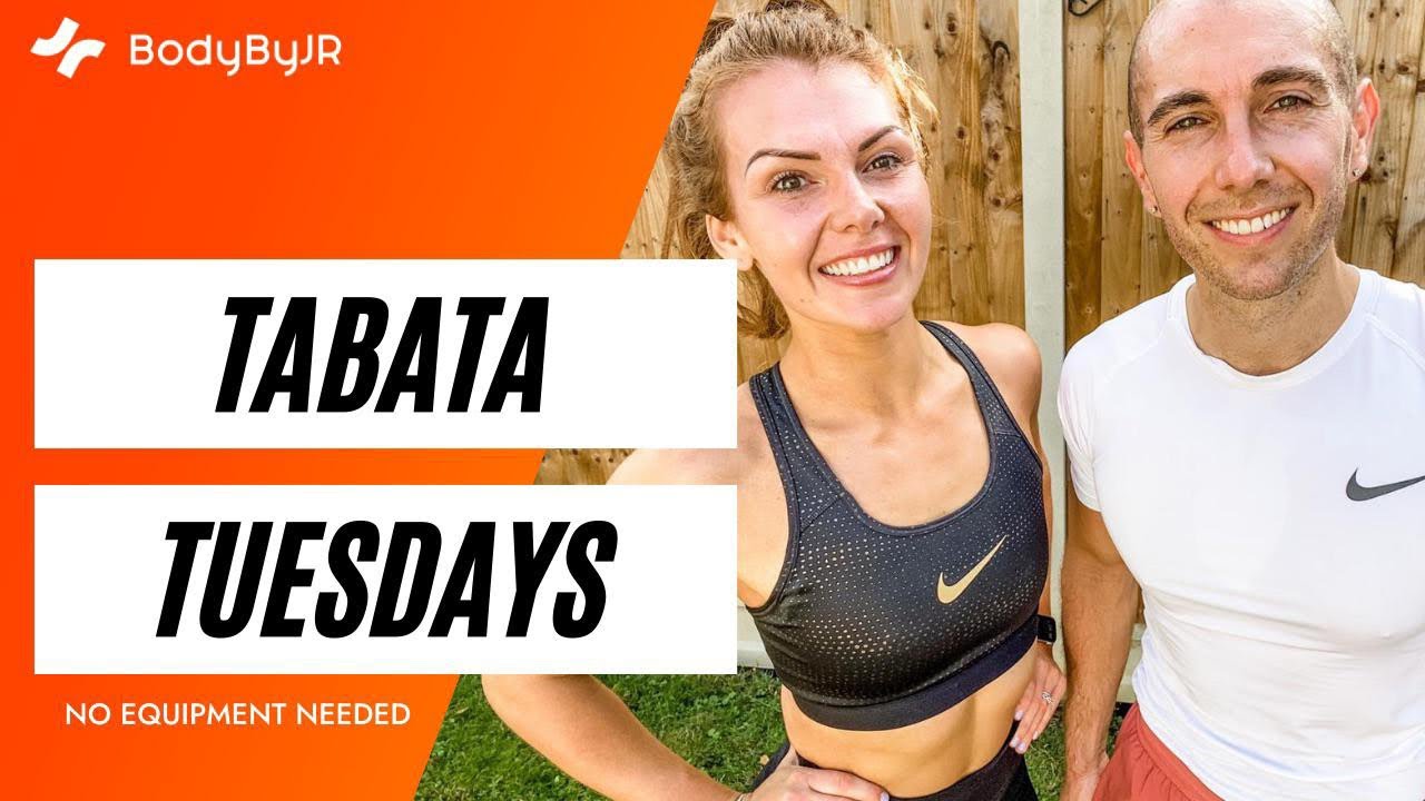 24 Minute Tabata HIIT Workout 1 | No Equipment | May Fitness Challenge | BodyByJR TV