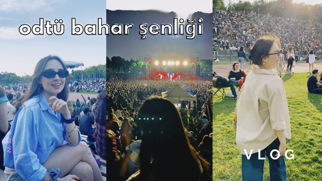 ODTÜ ŞENLİK YENİDEN 🖤 Bahar Şenlikleri, Hayko Cepkin, Yeni Türkü, Pandami 🐼 | ODTÜ VLOG 🌿
