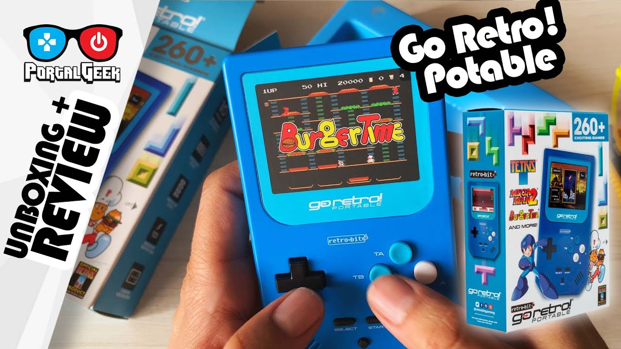 Retrobit go Retro! Portable - Nostalgia de bolsillo [Unboxing + Review]