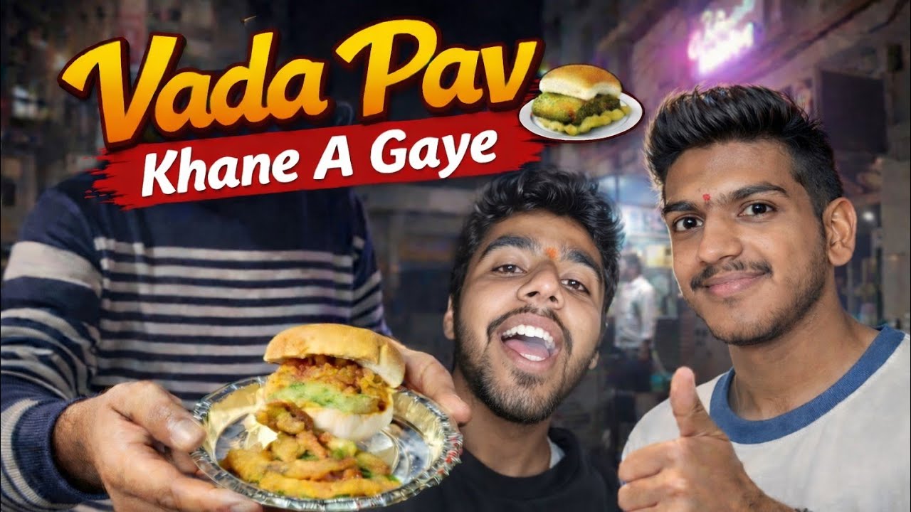 Vada Pav🍔Khane A😋Gaye 