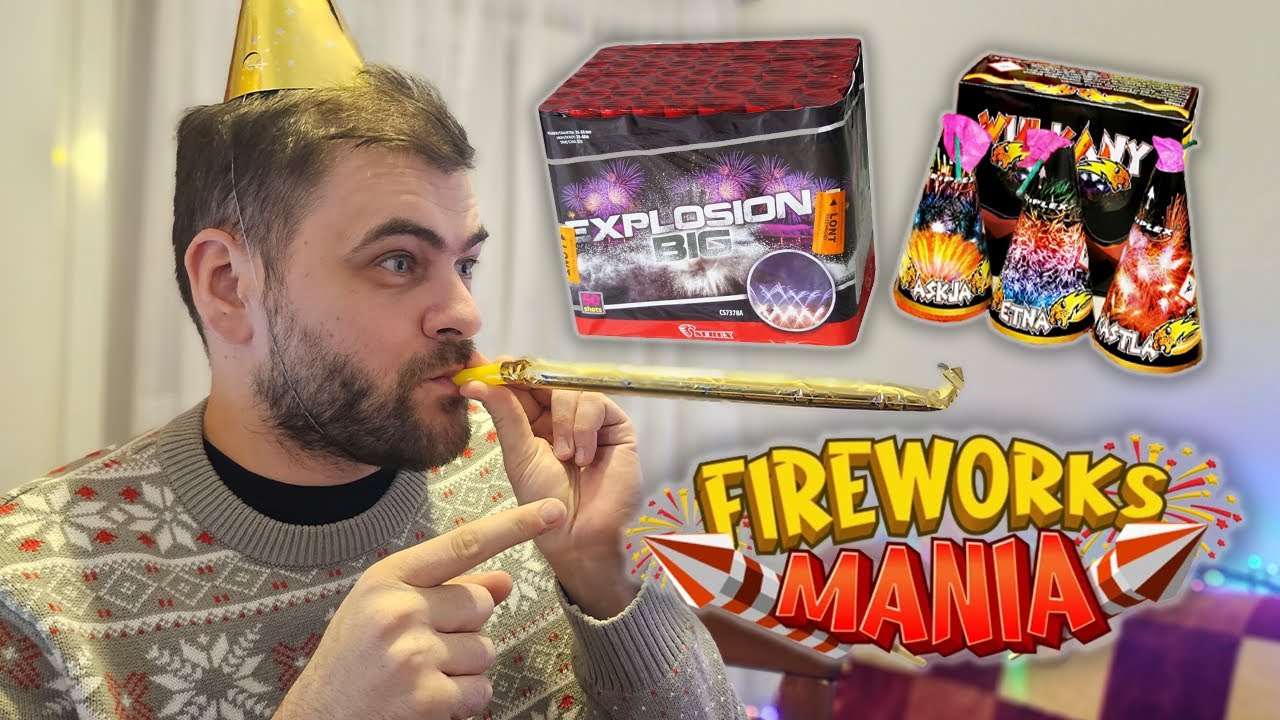 Wystrzeliłem fajerwerki w centrum osiedla 2023/2024 - Fireworks Mania