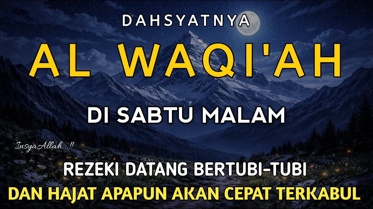 Surah Al Waqi'ah 7X,Semoga yang mendengarkan hutangnya lunas dan diberkahi hidupnya | Live Part 88