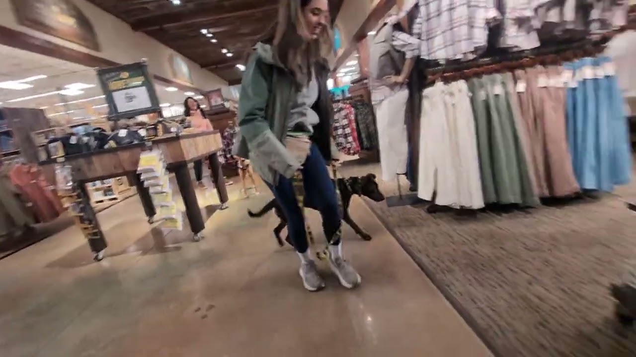 Isla at Bass pro * no sound*
