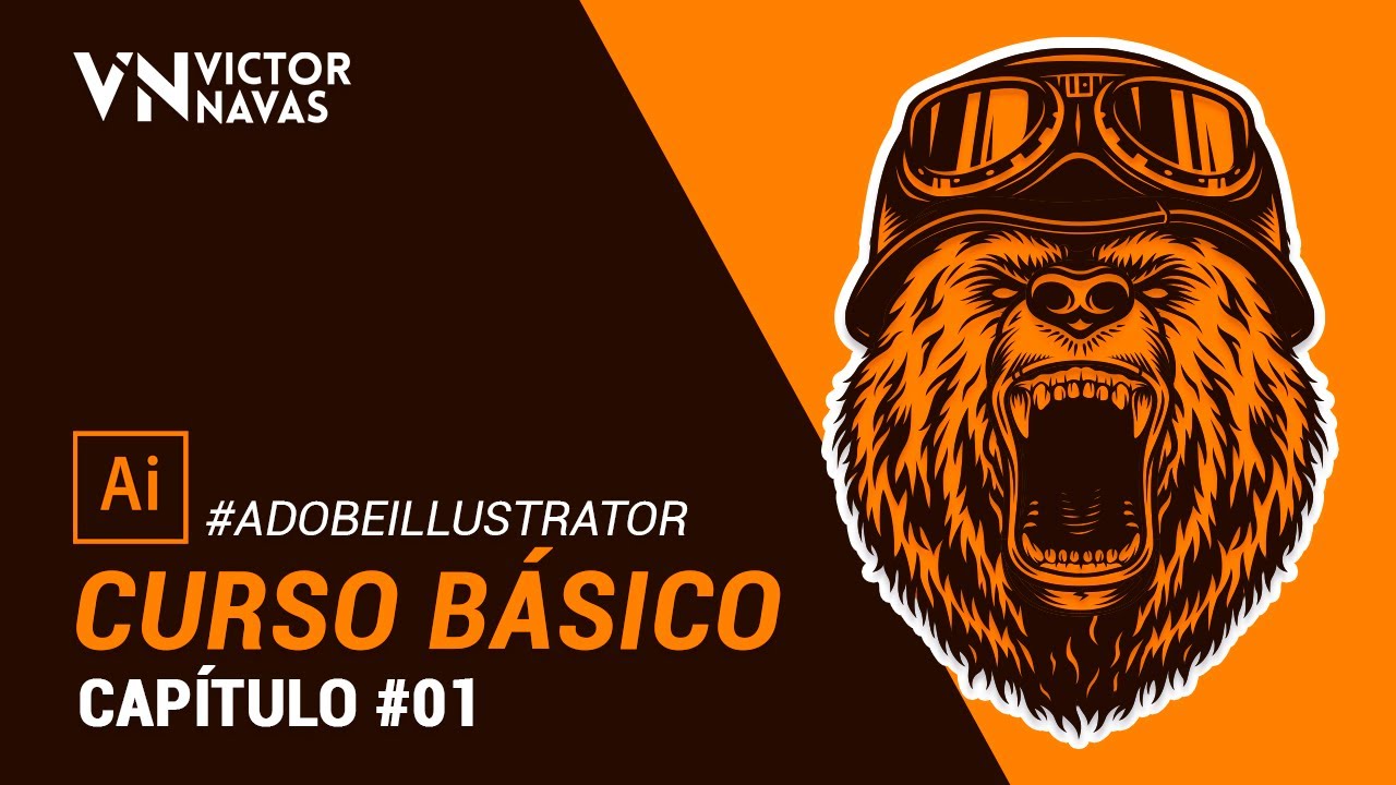 01 CURSO BÁSICO de Illustrator CC 🔥 GRATIS 🔥 para principiantes | Victor Navas 2020