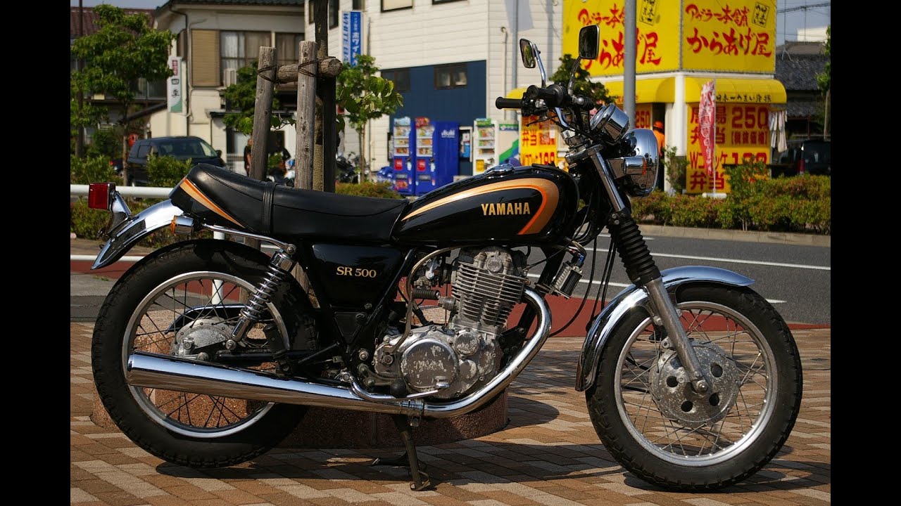 復刻限定カラー車　YAMAHA　SR500　参考動画
