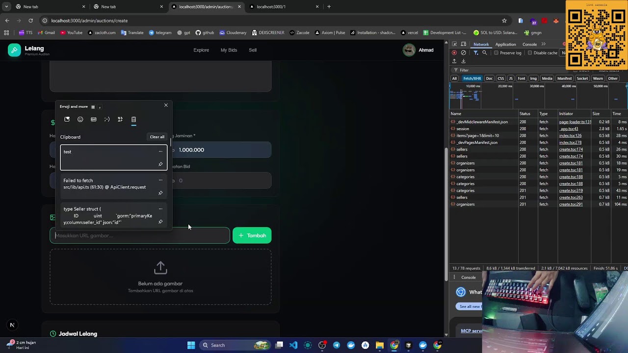 Live Coding Aplikasi Lelang Online | PART 2: Database & Logic