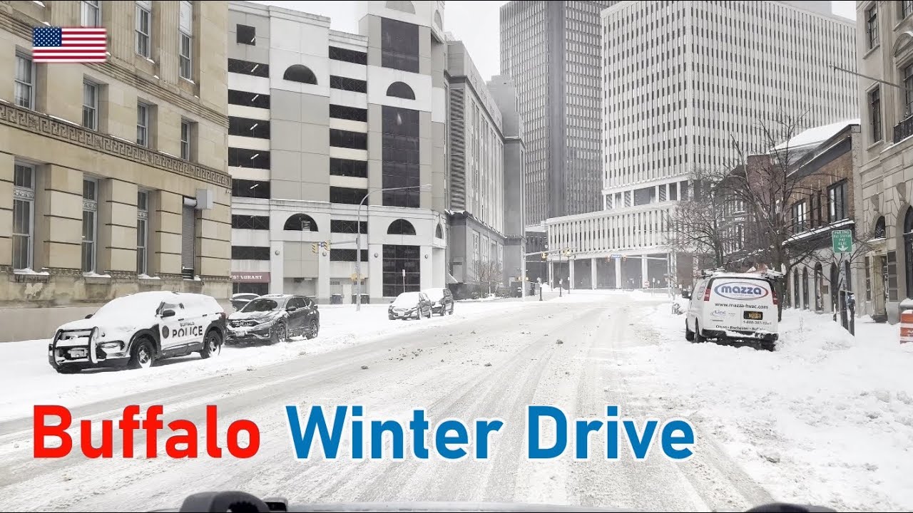 Winter Snow Storm in Buffalo NY