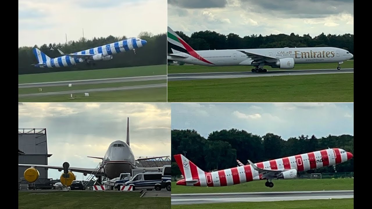 Planespotting am Hamburger Flughafen – Boeing 747 & bunte Condor-Flugzeuge