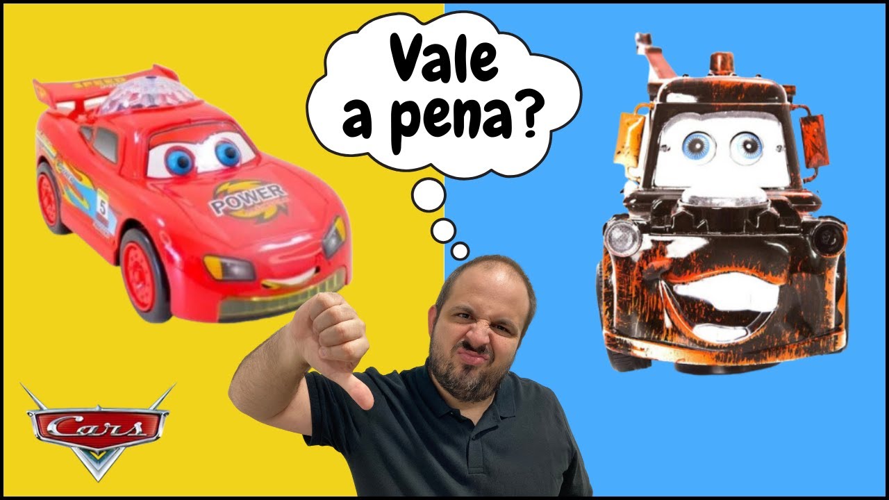 Analisando Miniaturas do RELÂMPAGO MCQUEEN e do MATE Vendidos na Internet