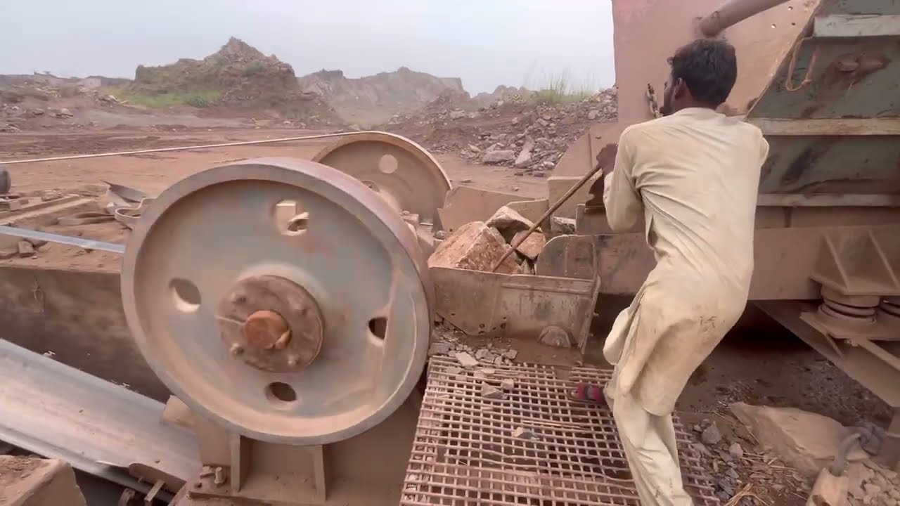 👹ASMR Giant Jaw  Rock Stone Crushing-Soothing Sounds & Powerful Crushing. Sand crushing#stonecrusher