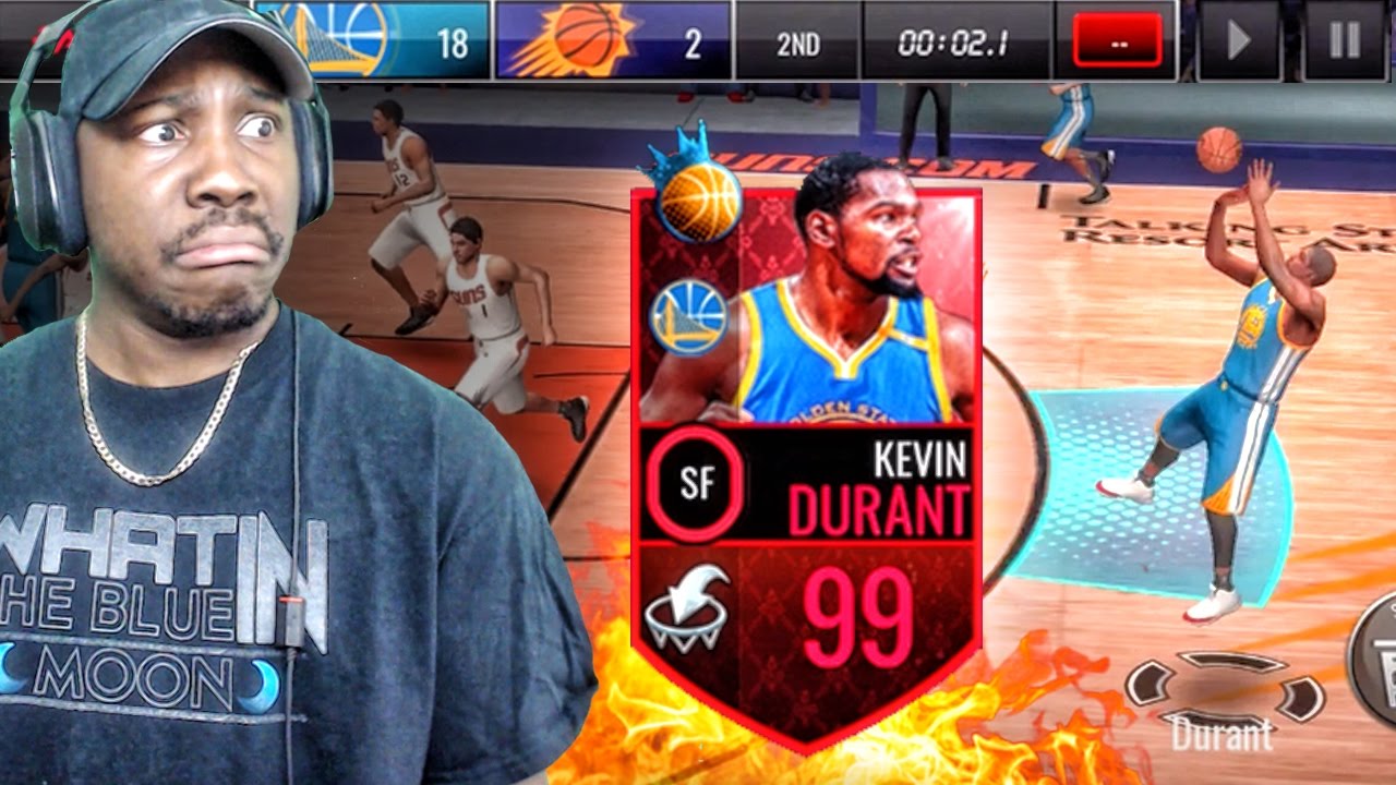 99 OVERALL NBA RULER KEVIN DURANT IS CLUTCH! NBA Live Mobile 16 Gameplay Ep. 98