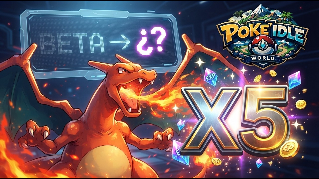 😱 &iexcl;FIN DE BETA! 🚨 &iexcl;EVENTO X5 ACTIVADO! 🔥 | Poke Idle World