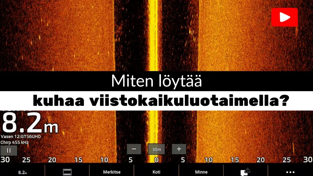 Miten löytää kuhaa viistokaikuluotaimella?