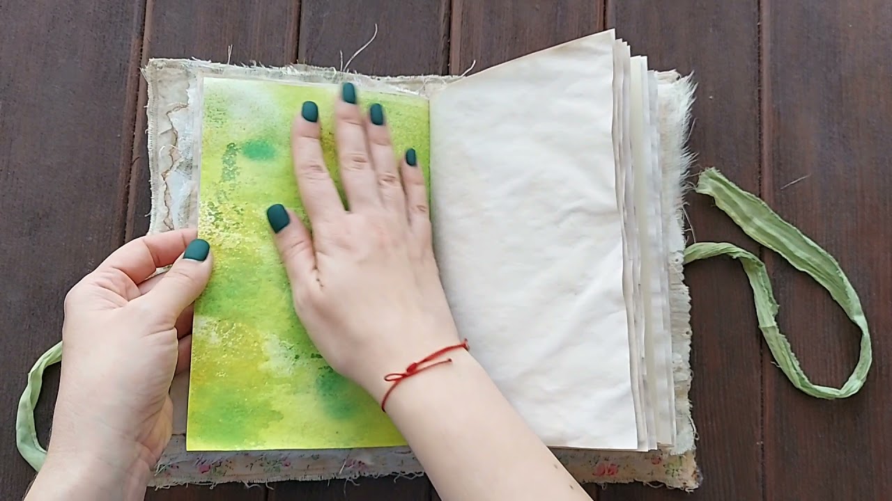 Nature and Spring time soft cover blank Junk Journal