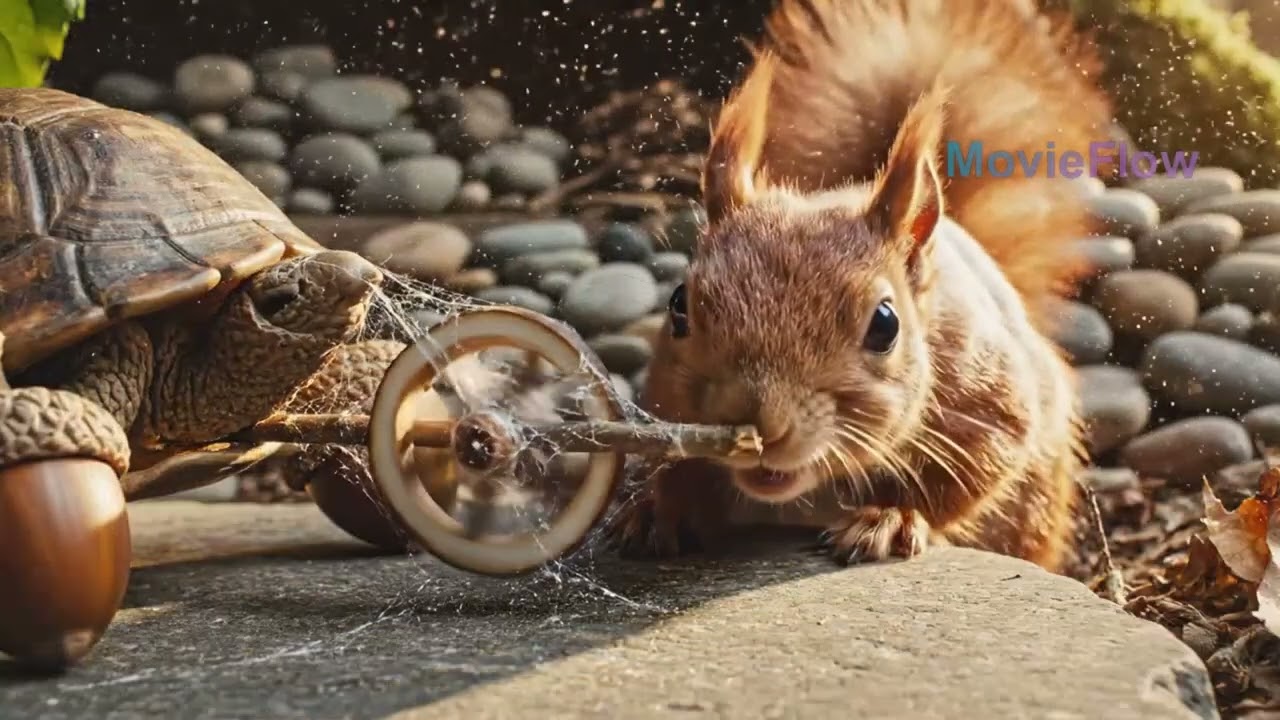 Adorable Squirrel Adapts to Human With Creative of Living  