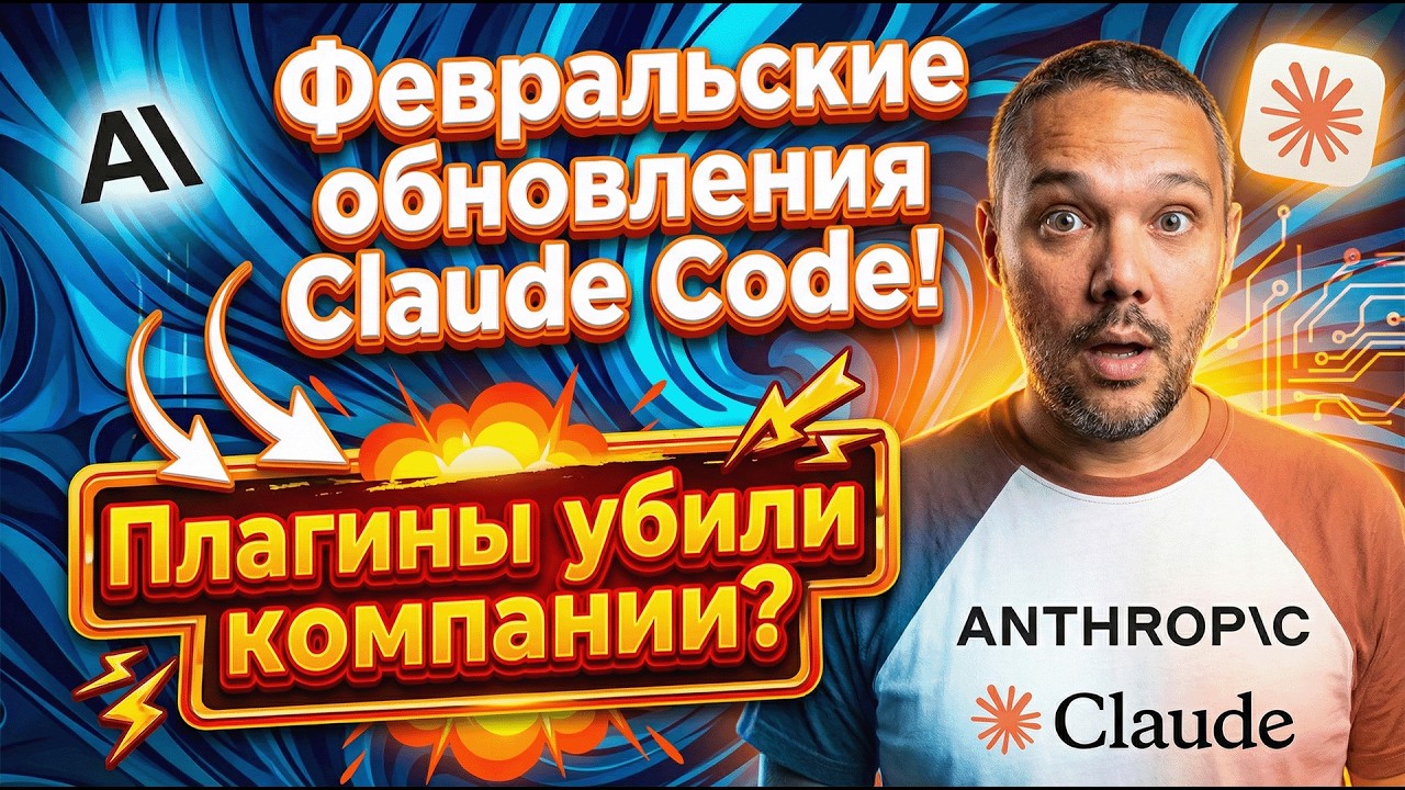 Февраль 2026: как Claude обвалил рынок софта | skills для заработка