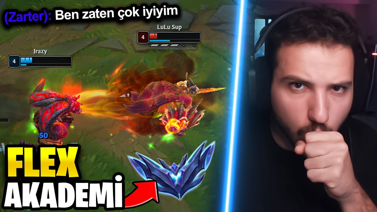 ZARTER İLK DEFA SOLO KİLL ALIYOR | Flex Akademi 4. Hafta 1. Bölüm | Creed LoL