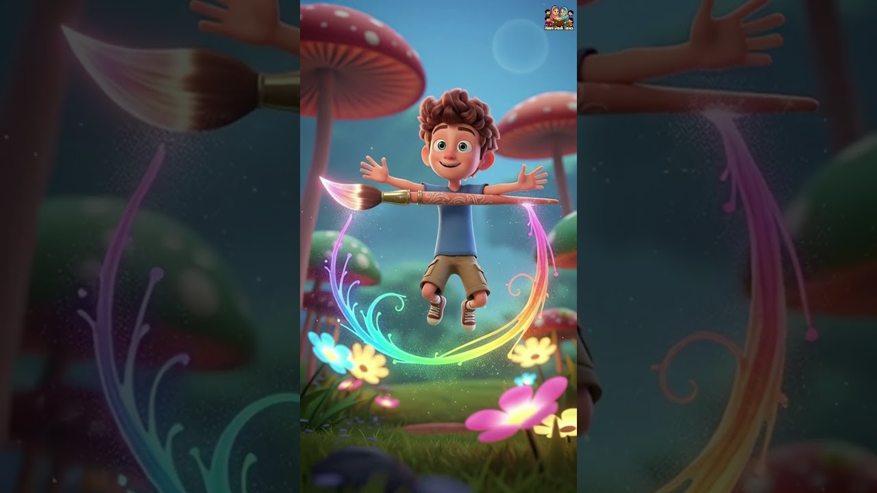 “Tommy And The Magic Paintbrush 🖌️🌟 | Kids Short Story”