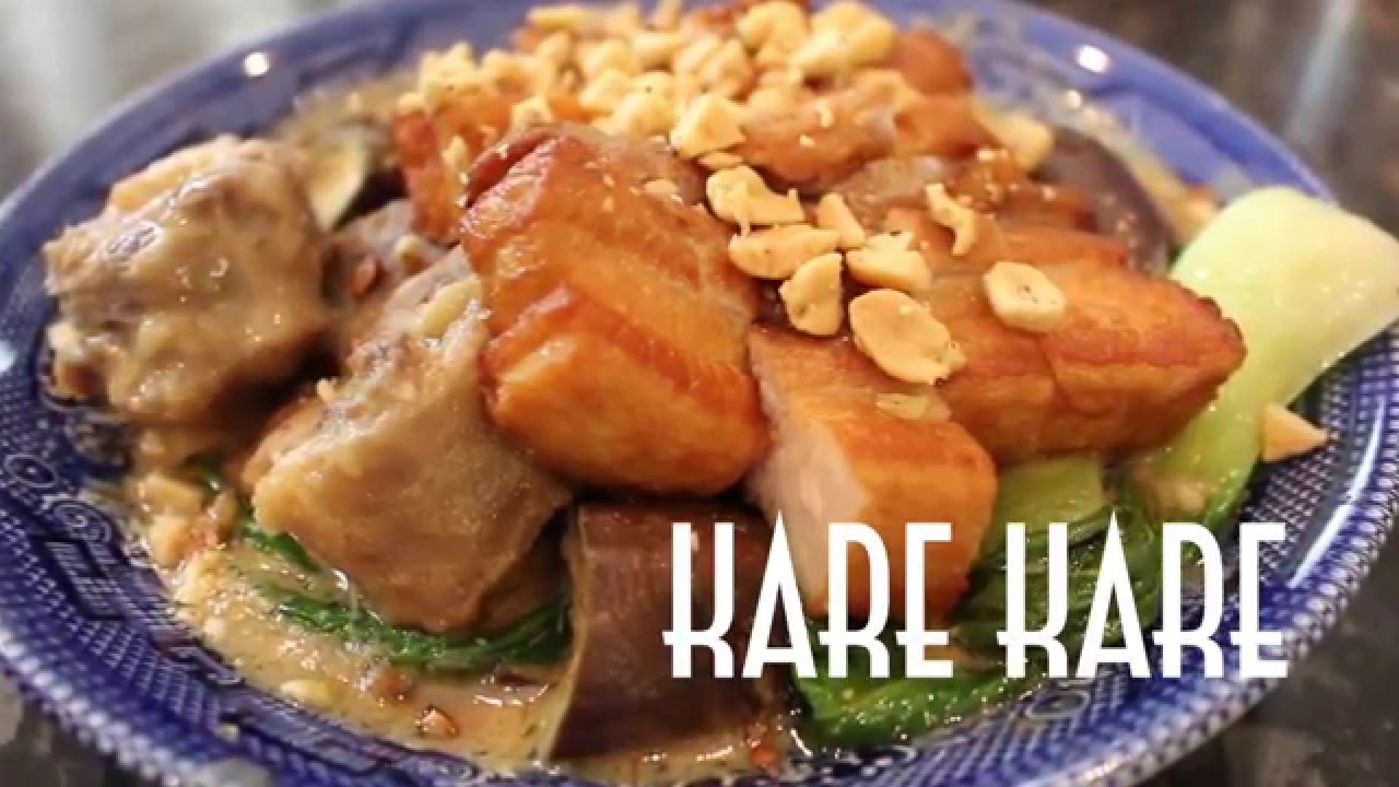 Kare Kare Oxtail - Beef and Peanut Curry