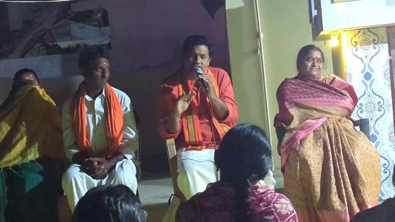 చిన్నగార్లపాడుగ్రామంలోనెలవారీసత్సంగంలో సత్యహరిశ్చంద్ర సత్యవ్రతం,ధర్మనిష్ఠ!ధ్యానంలో ఆత్మజ్ఞానం పొందటం