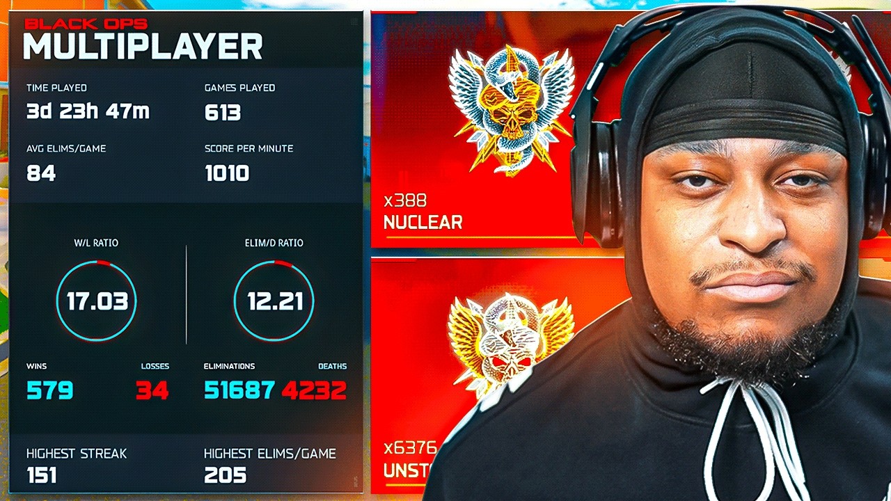 🔴 #1 RANKED PUBSTOMPER ⚡ 12.00 K/D SBMM ⚡KING OF CALL OF DUTY BLACK OPS 7 ⚡