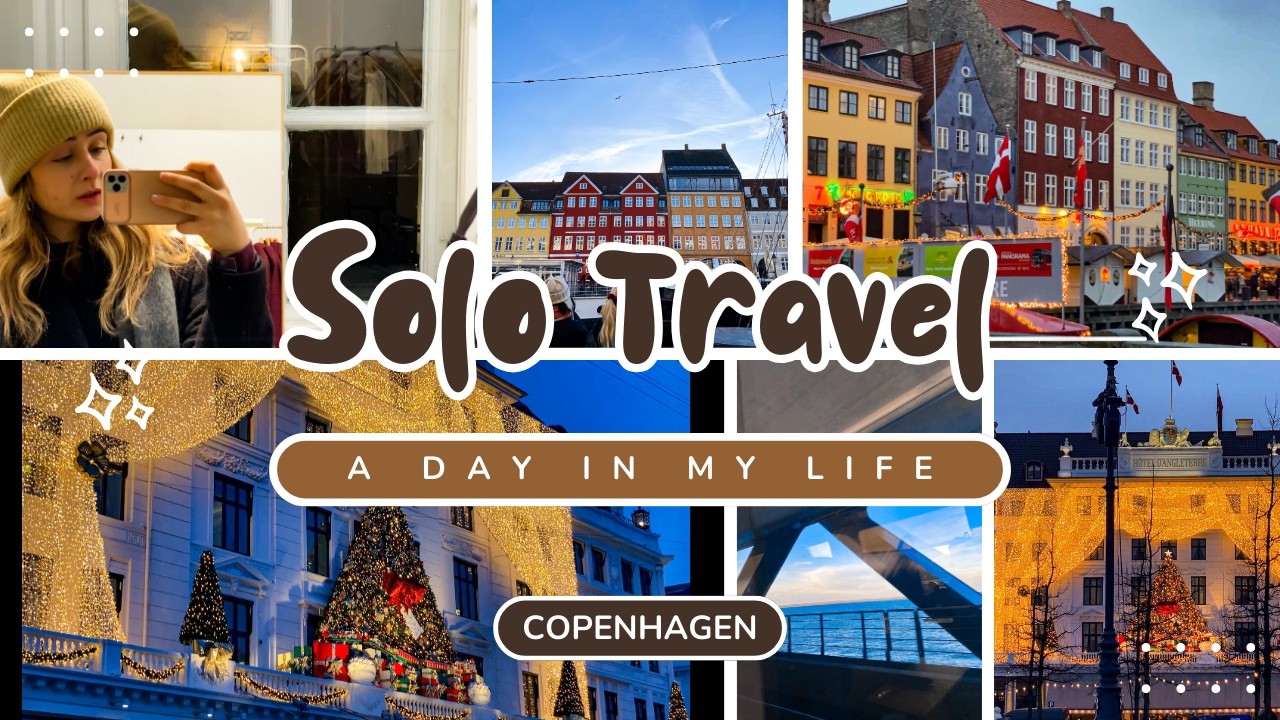 Copenhagen Solo Travel Vlog | Train from Malmö, Shopping and Christmas City Vibes