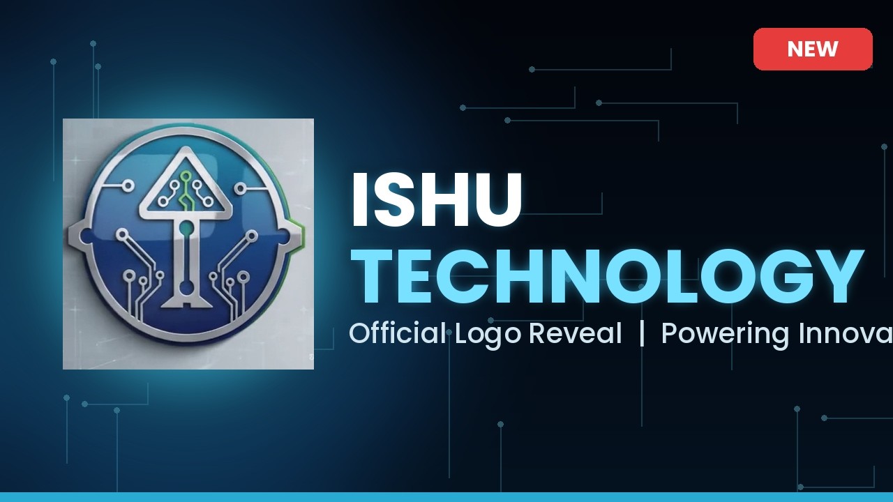Ishu Technology &ndash; Official Logo Reveal Animation | Welcome to Innovation