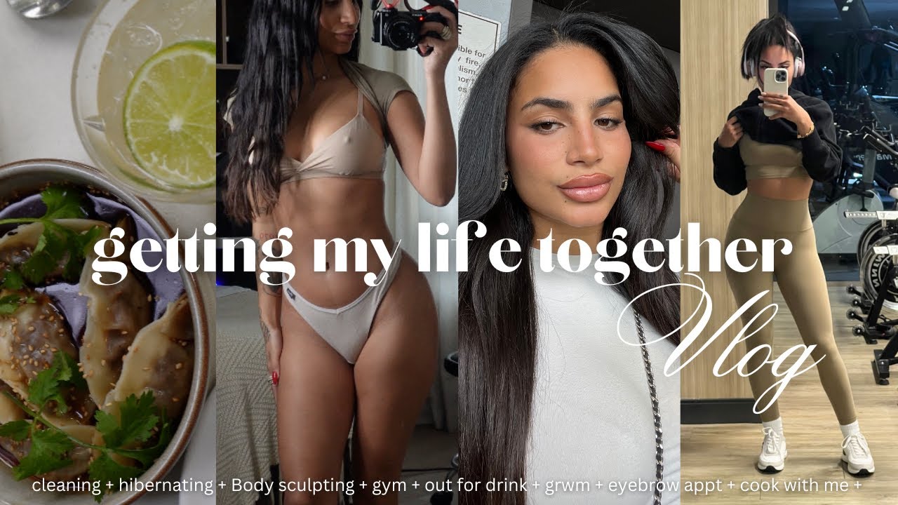 getting my life together vlog | body sculpting + living in Miami + cooking + face red light therapy.