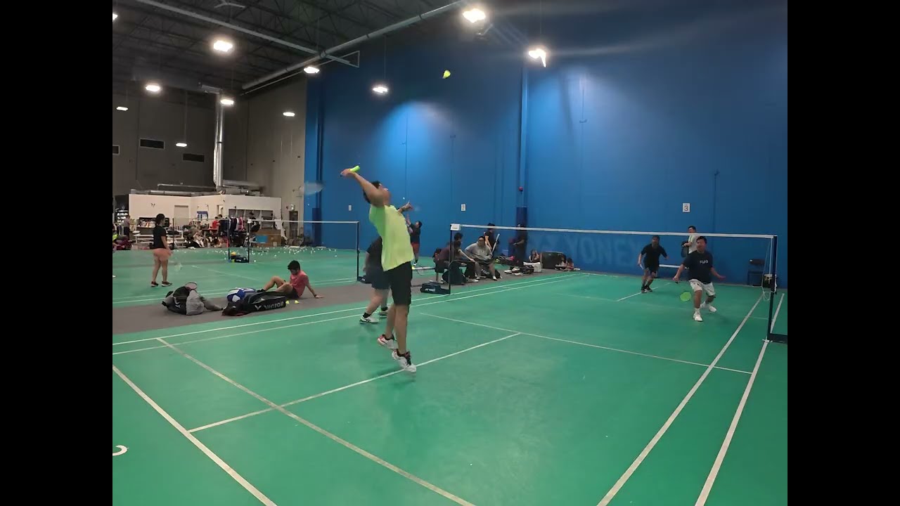Badminton Doubles Game 2 | Lloyd Edwin vs David Dondi