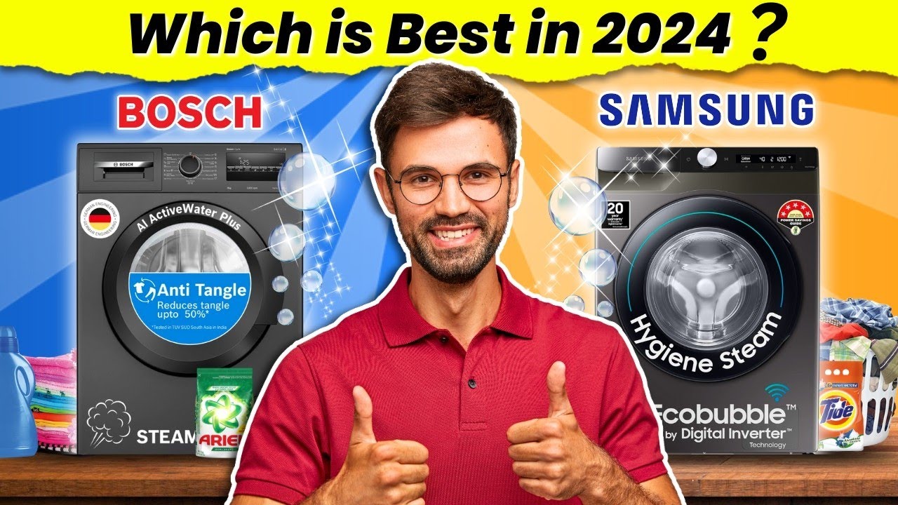 Samsung or Bosch? Which Front Load Washing Machine is Best for You in 2025 ! ⚡⚡